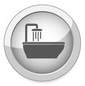 Gray bathtub bubble bullet icon to click to get more information on bathroom renovations